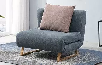 Кресло-кровать Rosy, синий/коралловый