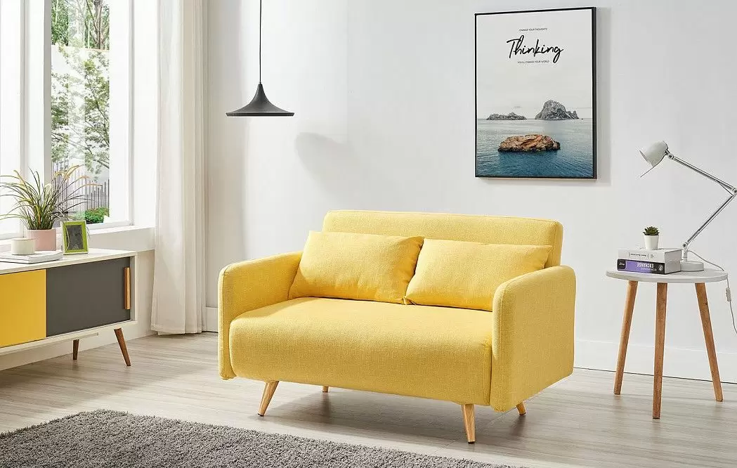 Диван-кровать Cardiff, лимонный меланж