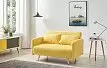 Диван-кровать Cardiff, лимонный меланж