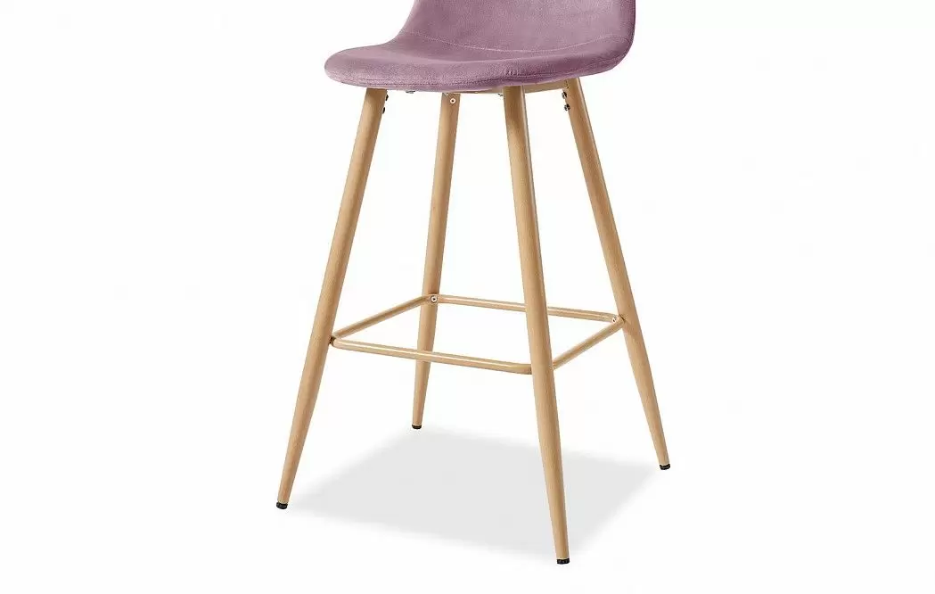 Стул барный Jackson Bar, пепельная роза/дерево - фото 5