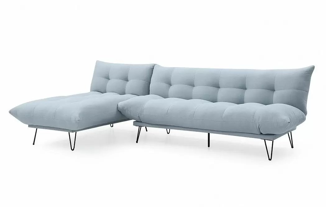 Диван-трансформер Savona раскладной угловой, голубой - фото 7