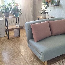 Диван-кровать Rosy 2-х местный, желтый/без принта