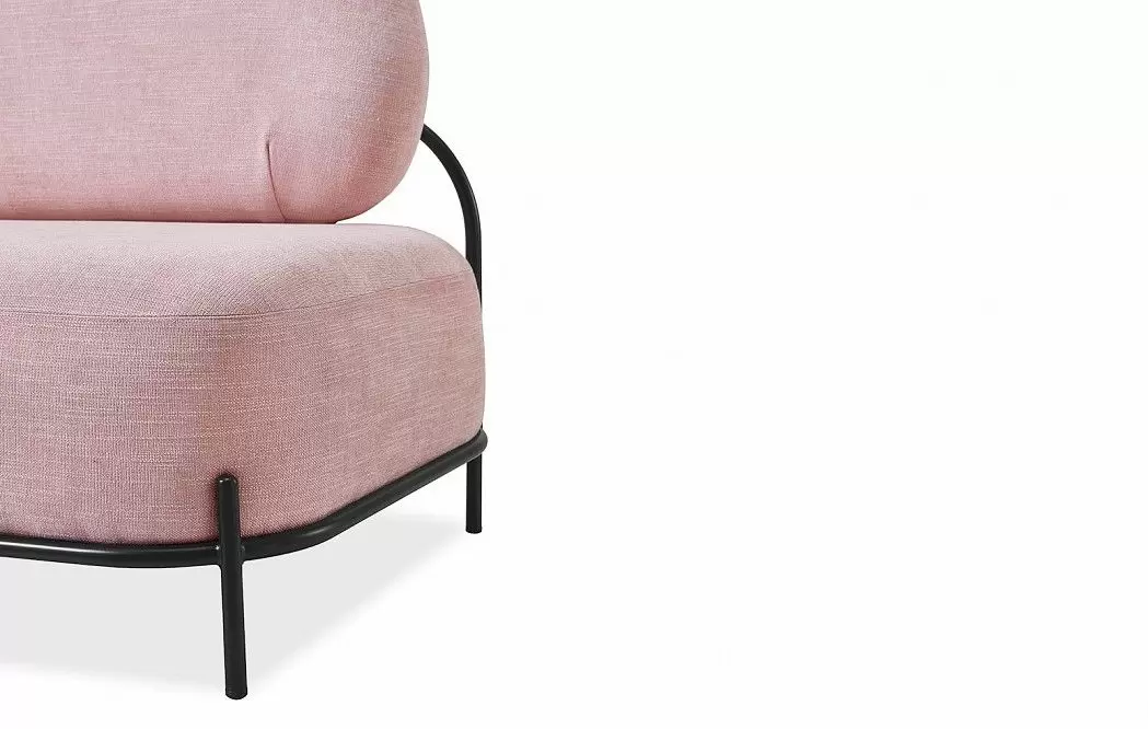 Комплект мягкой мебели Angelina, розовая пудра - фото 7