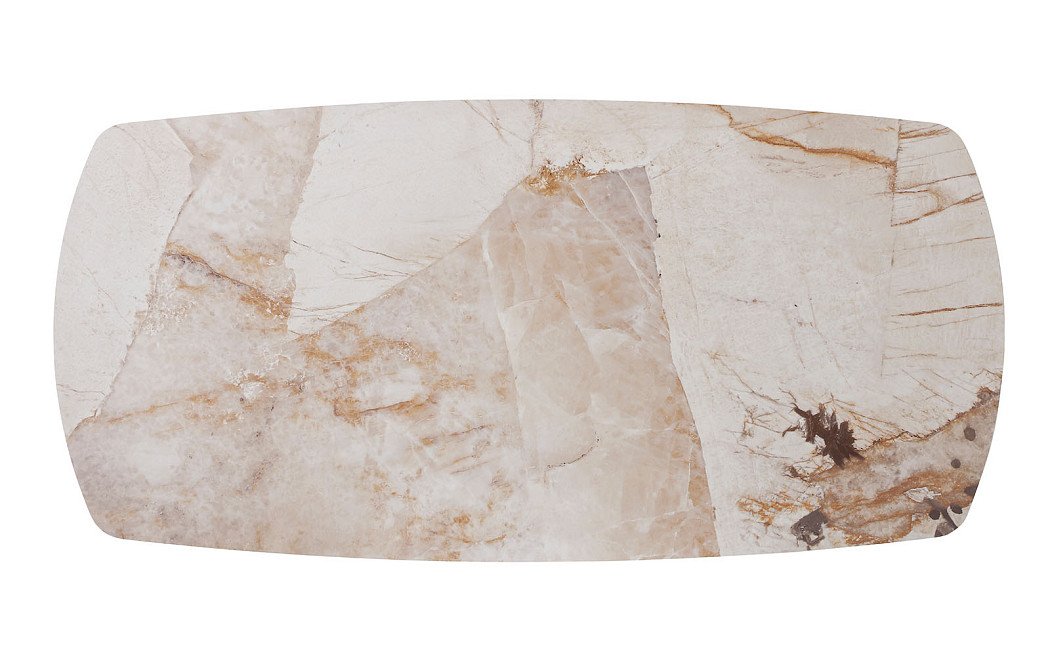 Стол журнальный Susanna (120), керамика/медь - фото 4