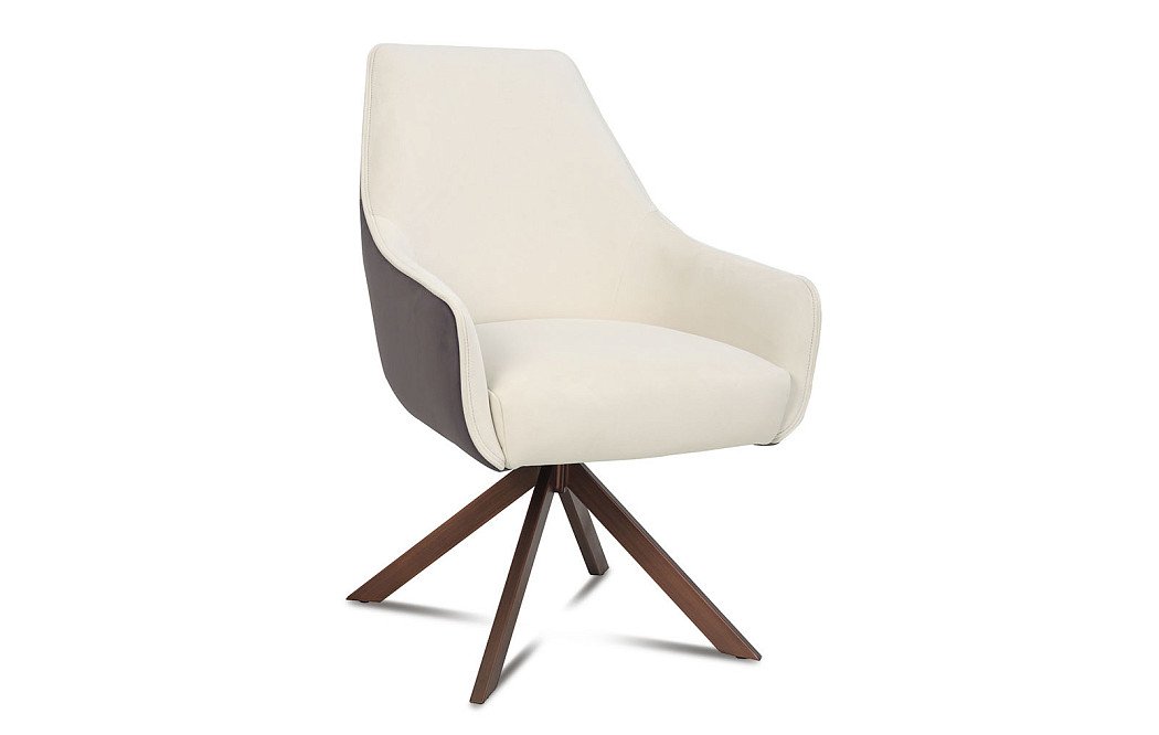 Стул Emma, бежевый/кофейный/бронза