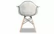 Стул Aura (в стиле Eames), серый прозрачный