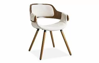 Стул Jody, кремовый/орех