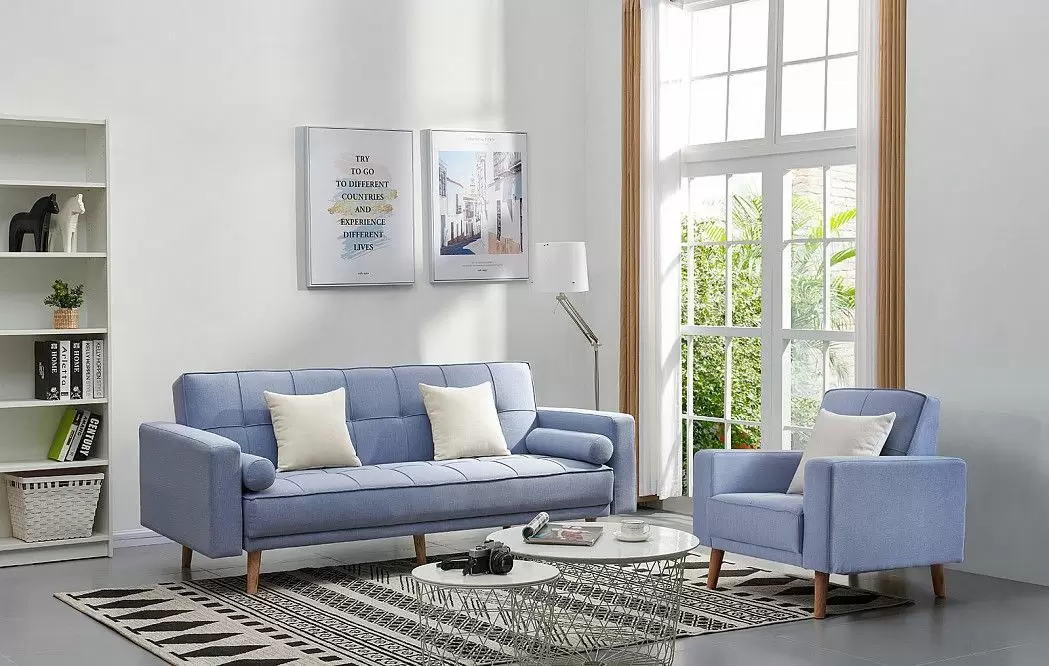 Кресло Scandinavia, голубой - фото 2