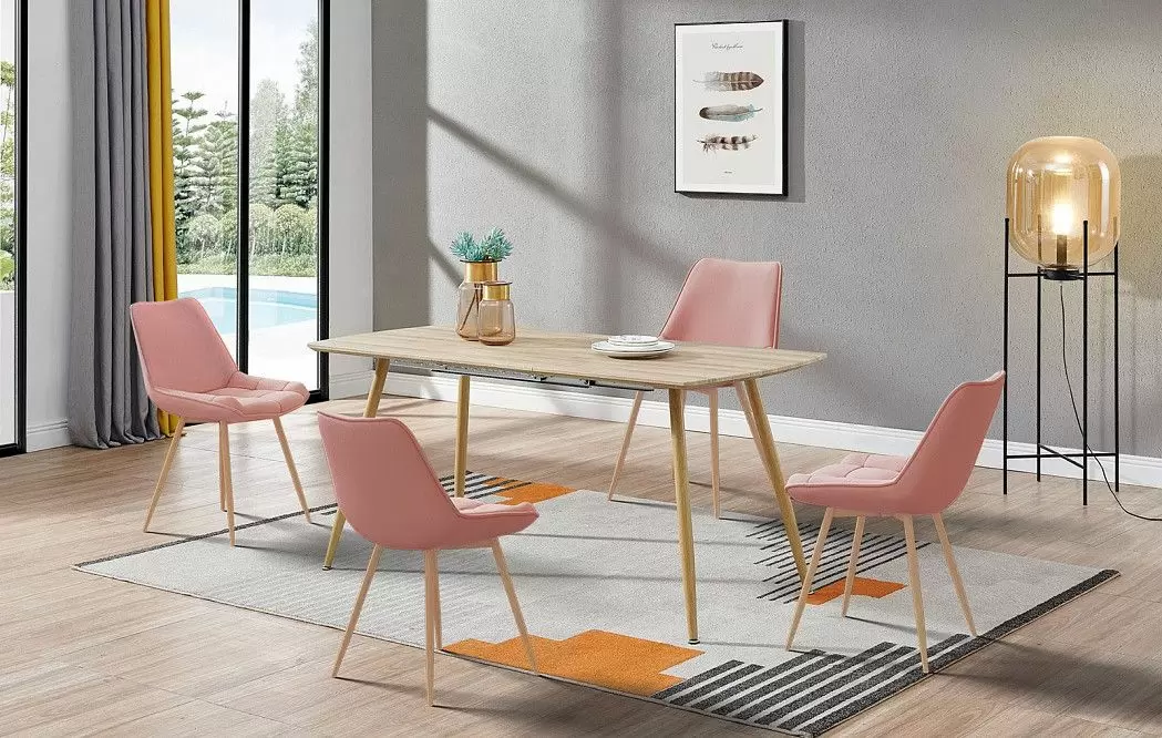 Стул Amalia, коралловый/дерево - фото 11