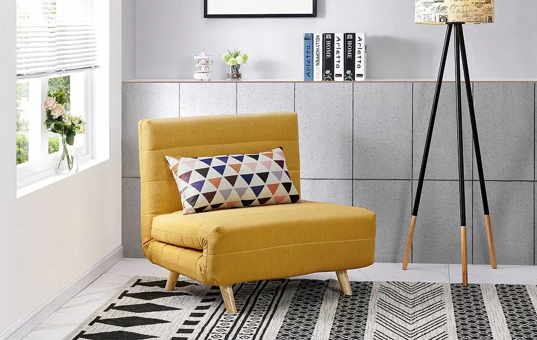 Кресло-кровать Flex, желтый - фото 3