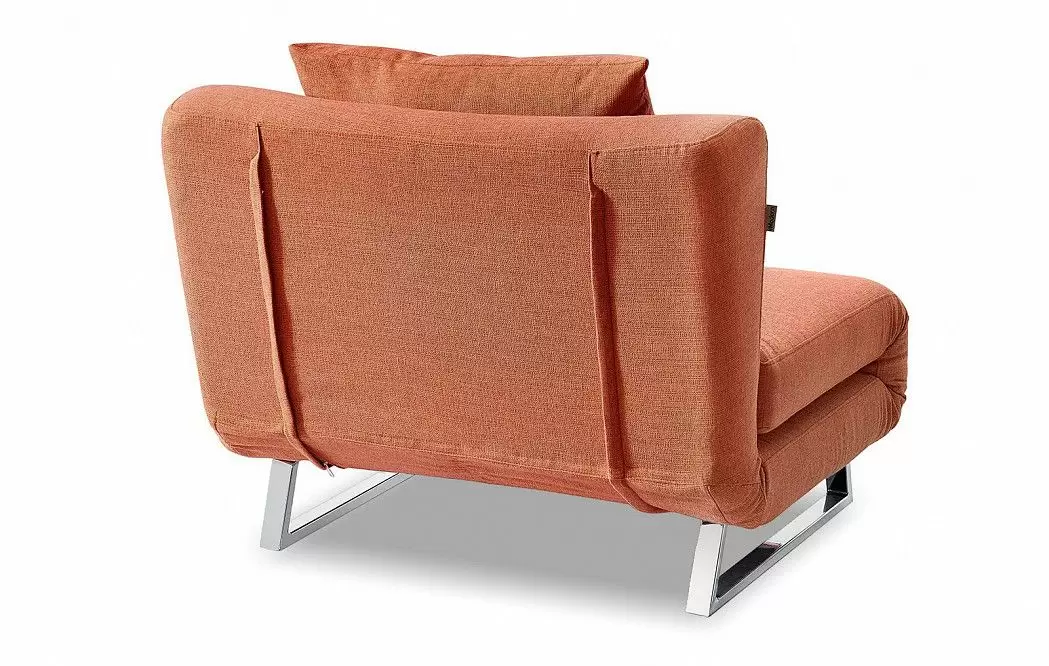 Комплект мягкой мебели Rosy, папайя/хром - фото 25