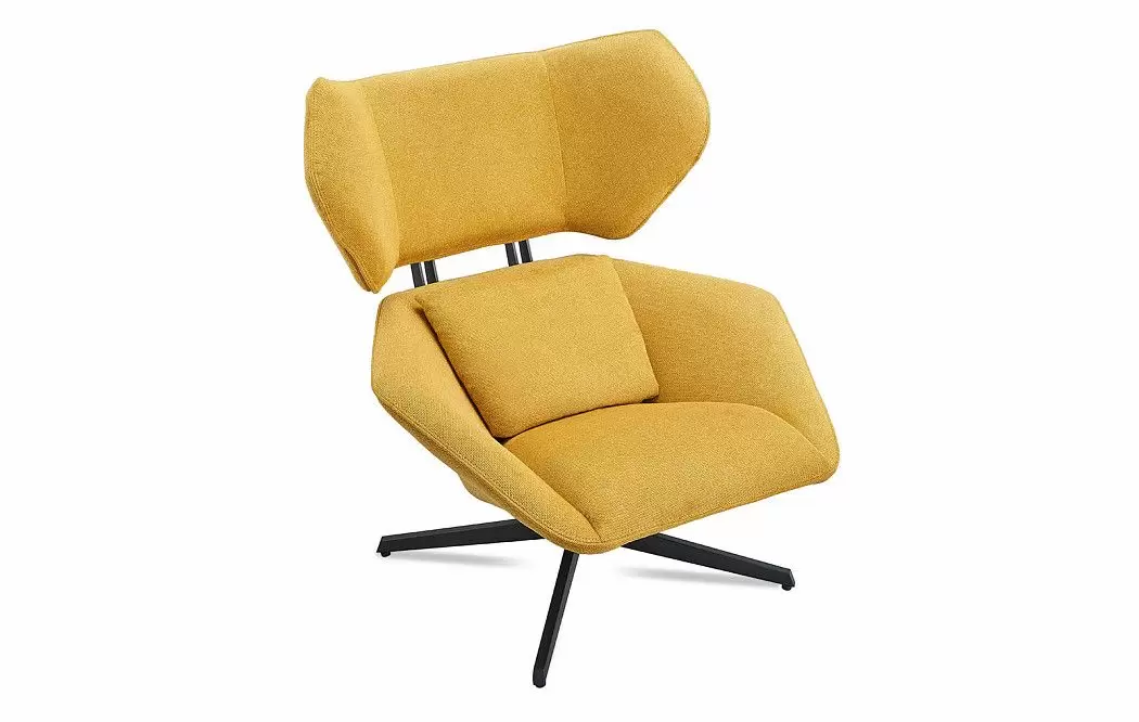 Кресло и оттоманка Boston, желтый - фото 8