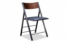 Стул Party, орех/черный