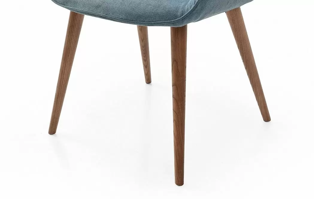 Стул Leona, темно-бирюзовый/орех - фото 15