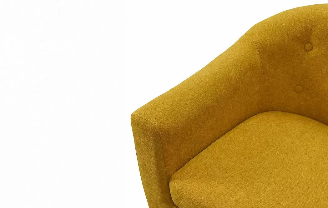 Комплект мягкой мебели Florence, желтый шафран/орех - фото 24