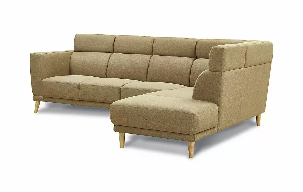 Диван Lorenzo угловой (правый), светло-коричневый - фото 4