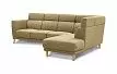 Диван Lorenzo угловой (правый), светло-коричневый