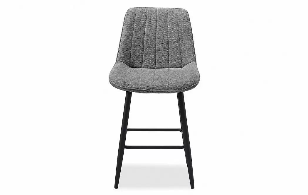 Стул полубарный Cleo, серый/черный - фото 3