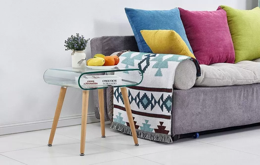 Комплект для спальни Borneo, синий/стекло - фото 9