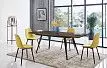 Стол Vermont + 4 стула желтых Jackson