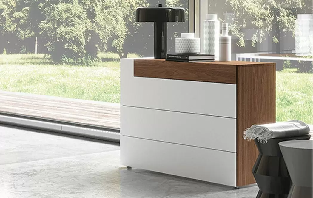 Кровать Infinity Class Meta 193х203 King Size с 1 полочкой (64), белый/графит/орех - фото 6