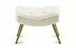 Оттоманка Hygge, слоновая кость/золото