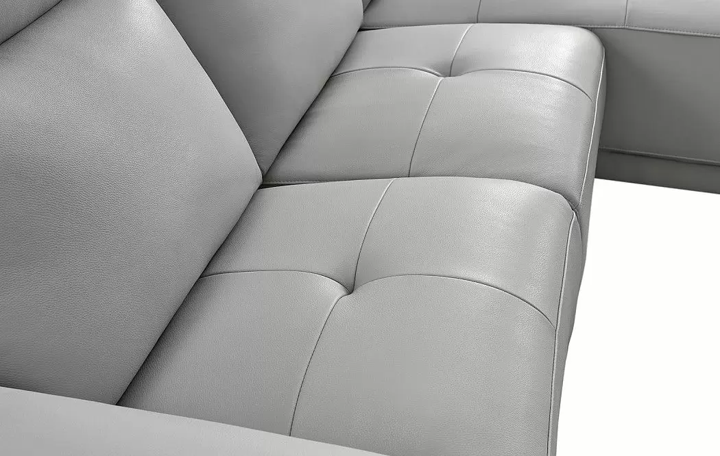 Диван-реклайнер Jonathan угловой (правый), светло-серый - фото 11