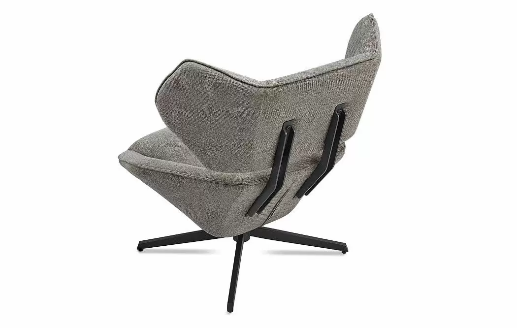 Кресло и оттоманка Boston, серо-коричневый - фото 11