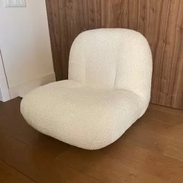 Кресло Cloud, слоновая кость/золото