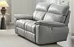 Диван-реклайнер Allison 2-х местный, светло-серый