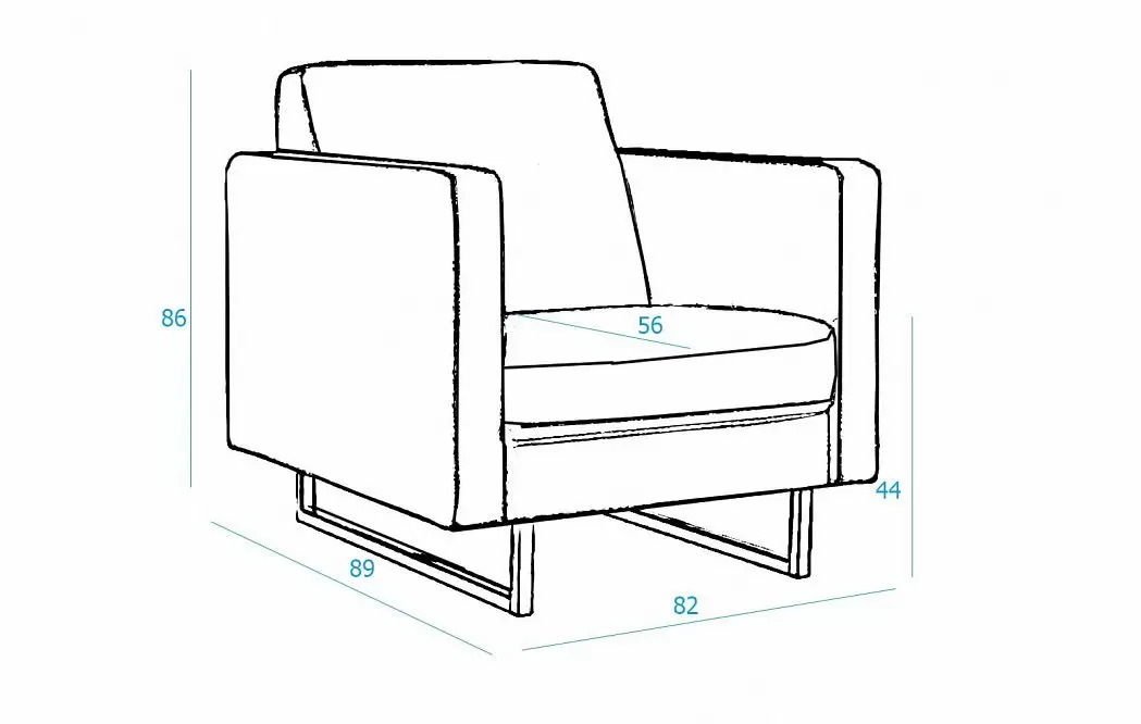 Кресло Chicago, серый - фото 3