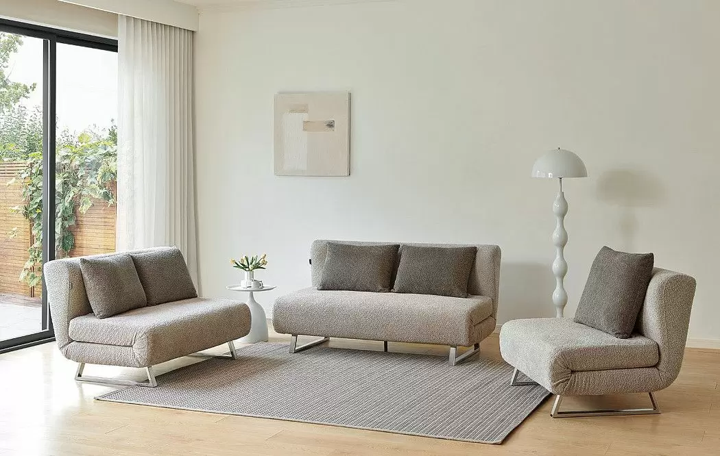 Диван-кровать Rosy 3-х местный, бежевый тедди - фото 2