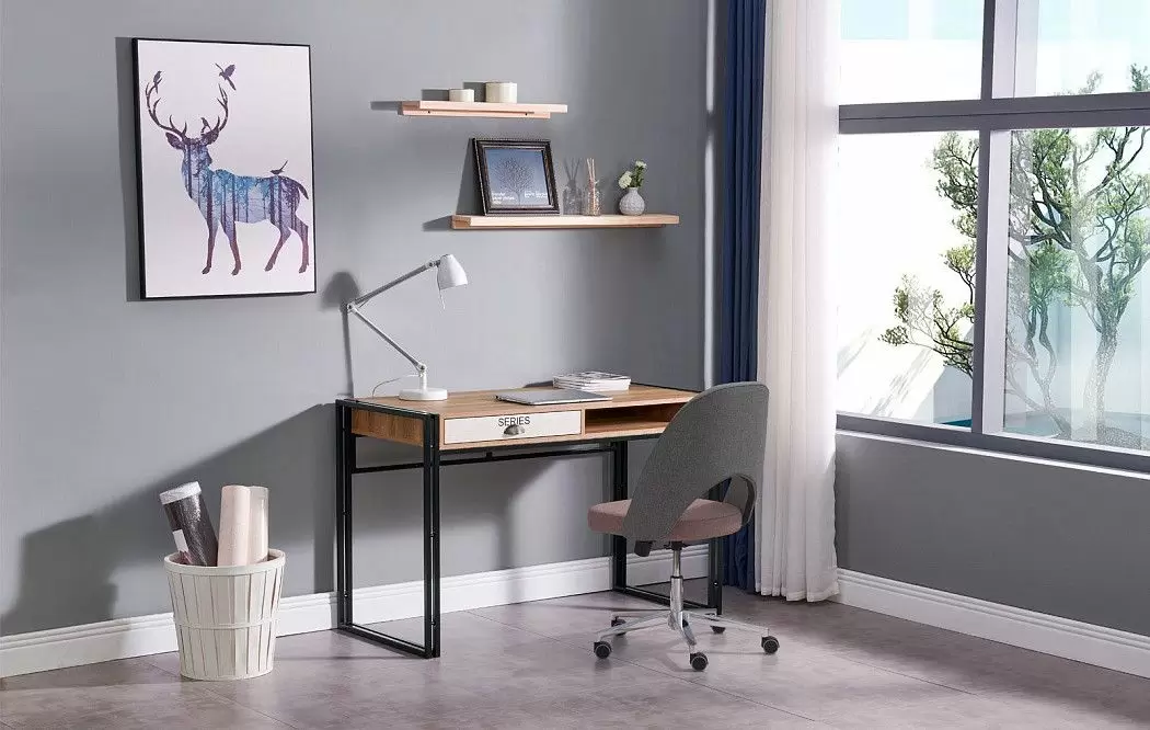 Стол письменный Discovery, орех/черный - фото 11