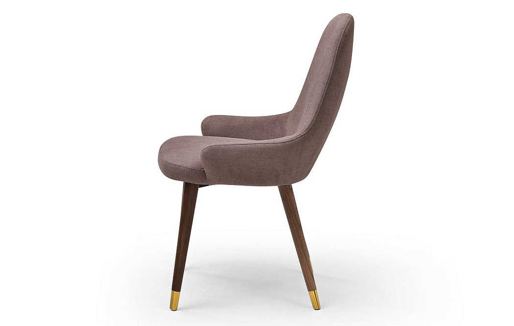 Стул Franco, бежевый/орех/золото - фото 12