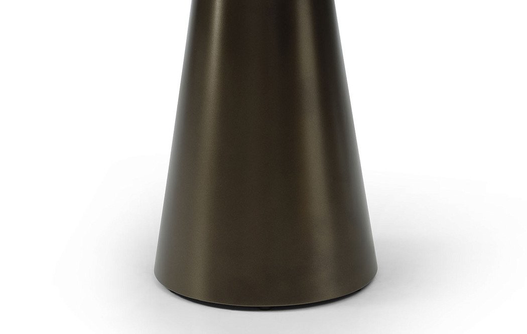 Стол журнальный Jane (45), золотистая керамика/медь - фото 5