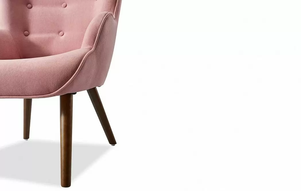 Кресло Hygge, коралловый/орех - фото 6