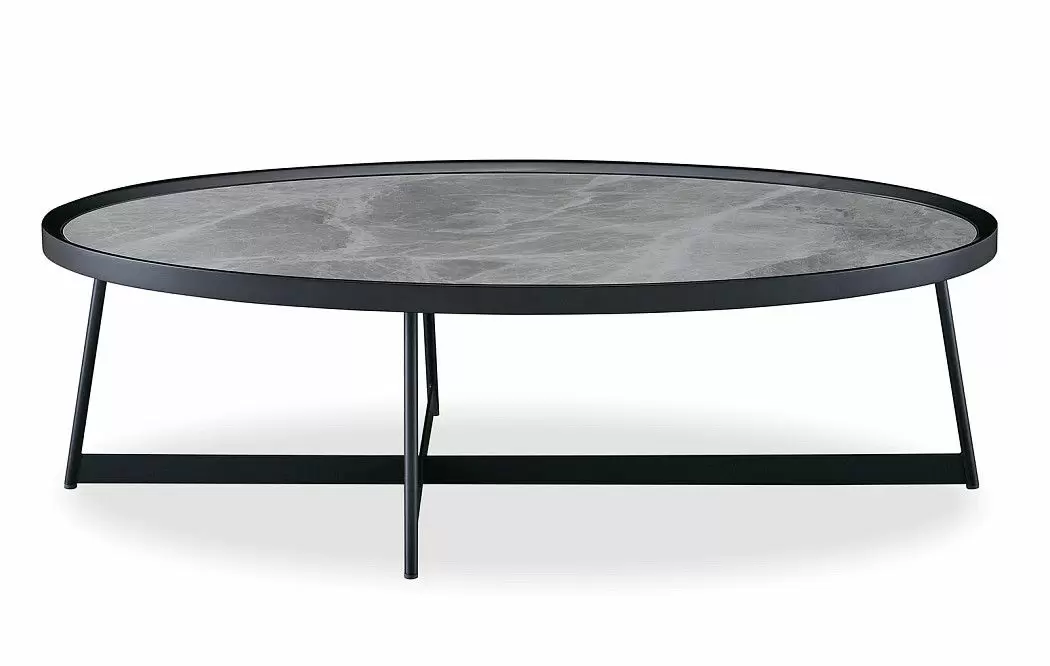 Стол журнальный Betsy (120), серая керамика - фото 7