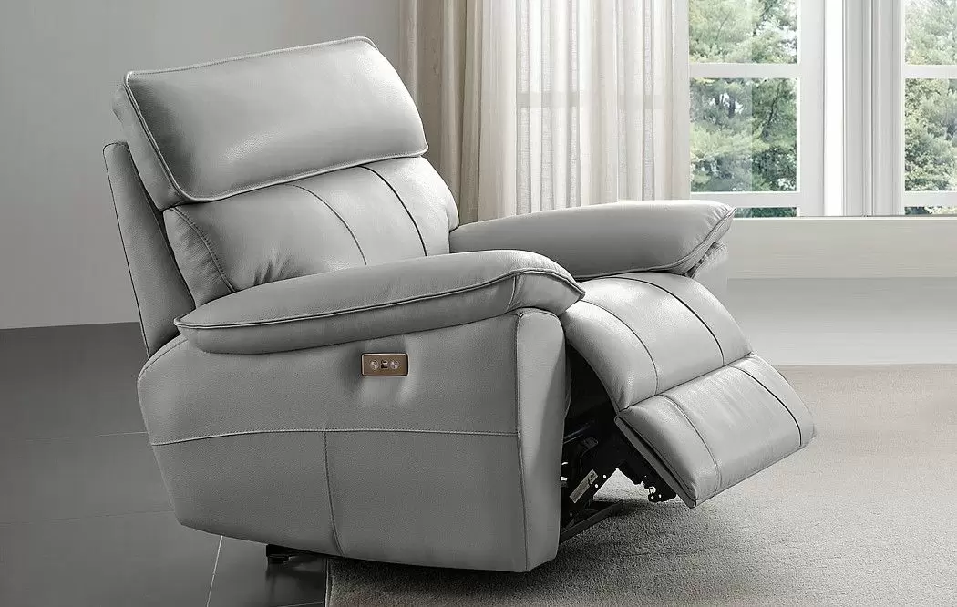 Кресло-реклайнер Allison, светло-серый - фото 2