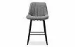 Стул полубарный Cleo, серый/черный