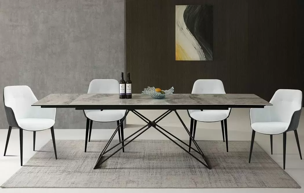 Стул Rosamund, белый/темно-серый - фото 13