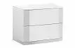 Тумба прикроватная Aragon (2 ящика), белый