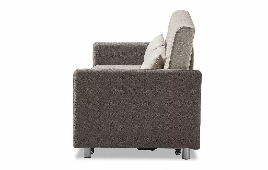 Диван-кровать Claire (1,5-спальный), бежевый/коричневый - фото 10