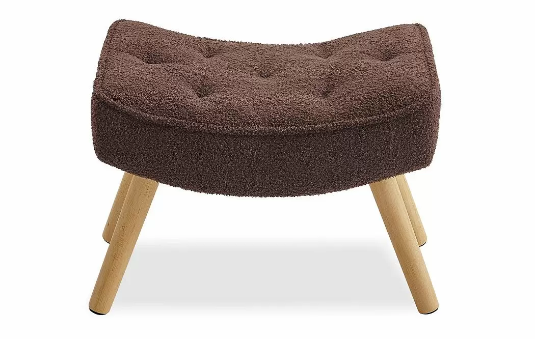 Оттоманка Hygge, коричневый/натуральный - фото 3