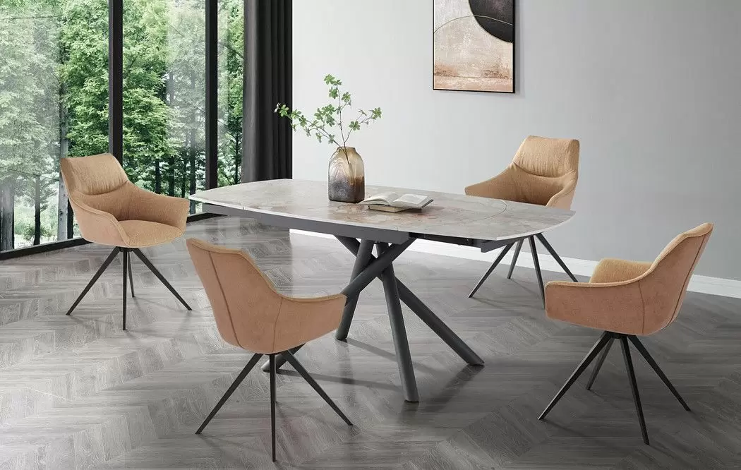 Кресло Cintia, карамель/черный - фото 6