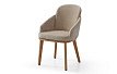 Стул Clarissa, бежевый/орех