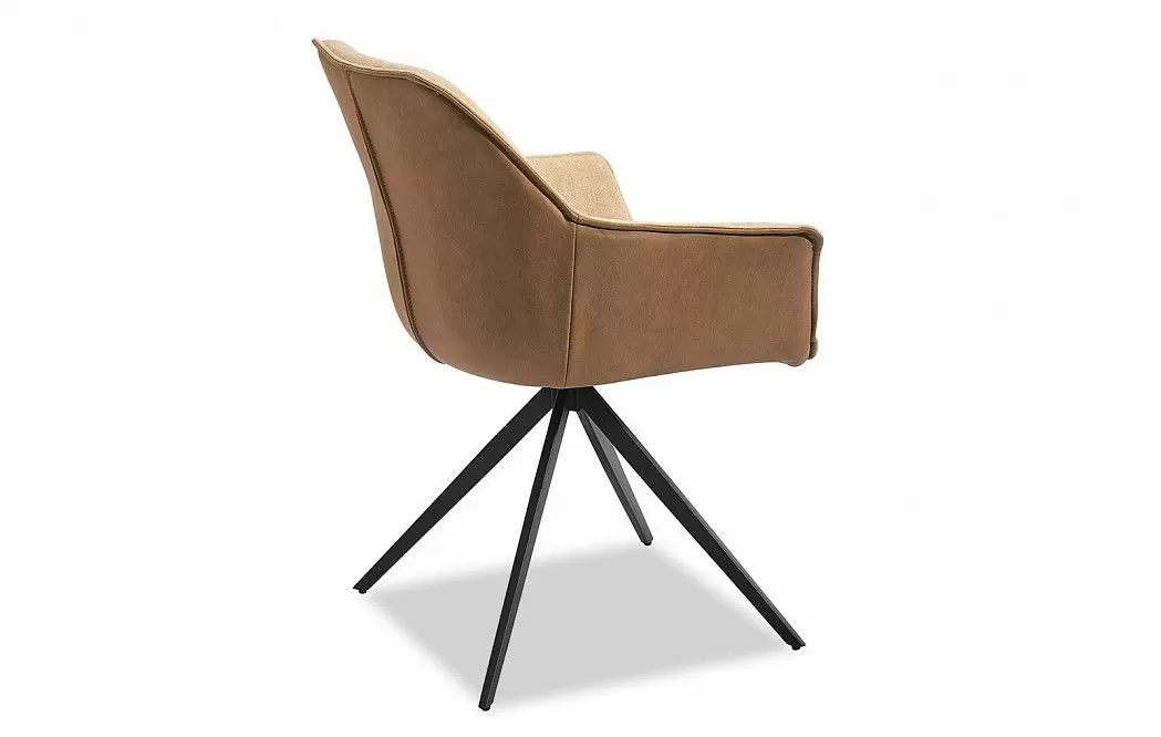 Кресло Cintia, карамель/черный - фото 12