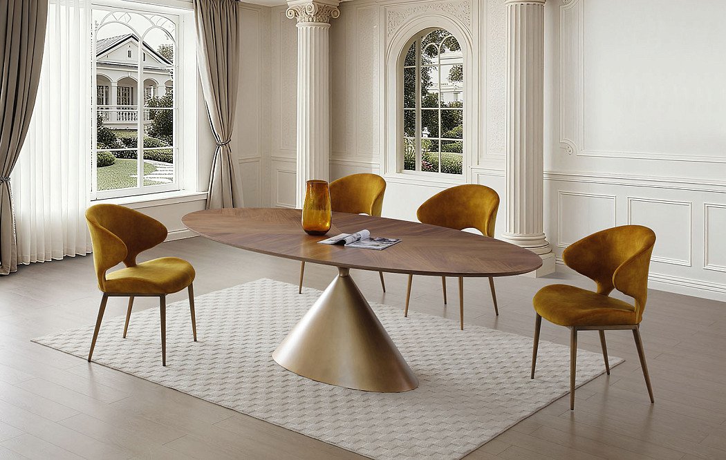 Стул Una, охра/бронза - фото 2