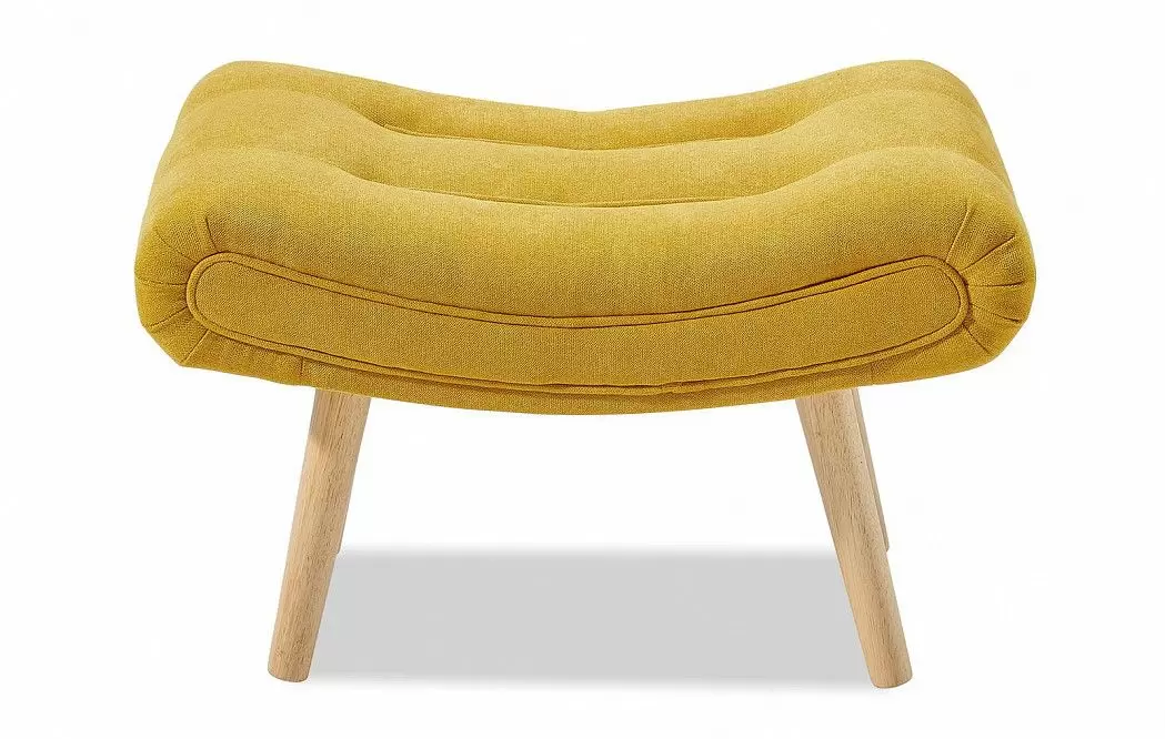 Оттоманка Dolce Vita, желтый шафран/натуральный - фото 3