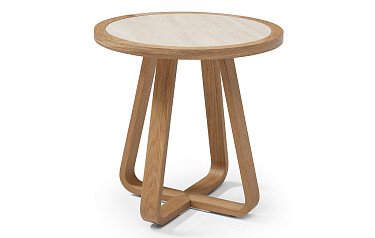 Стол журнальный Malta (50), керамика/ясень