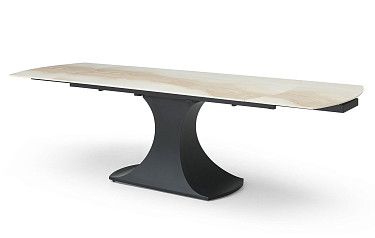 Стол раскладной Claudia 180-270, бежевая керамика